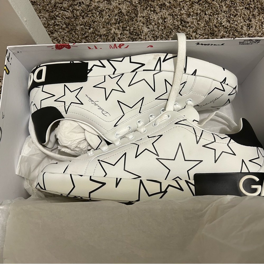 Dolce&gabbana stars/cream shoes